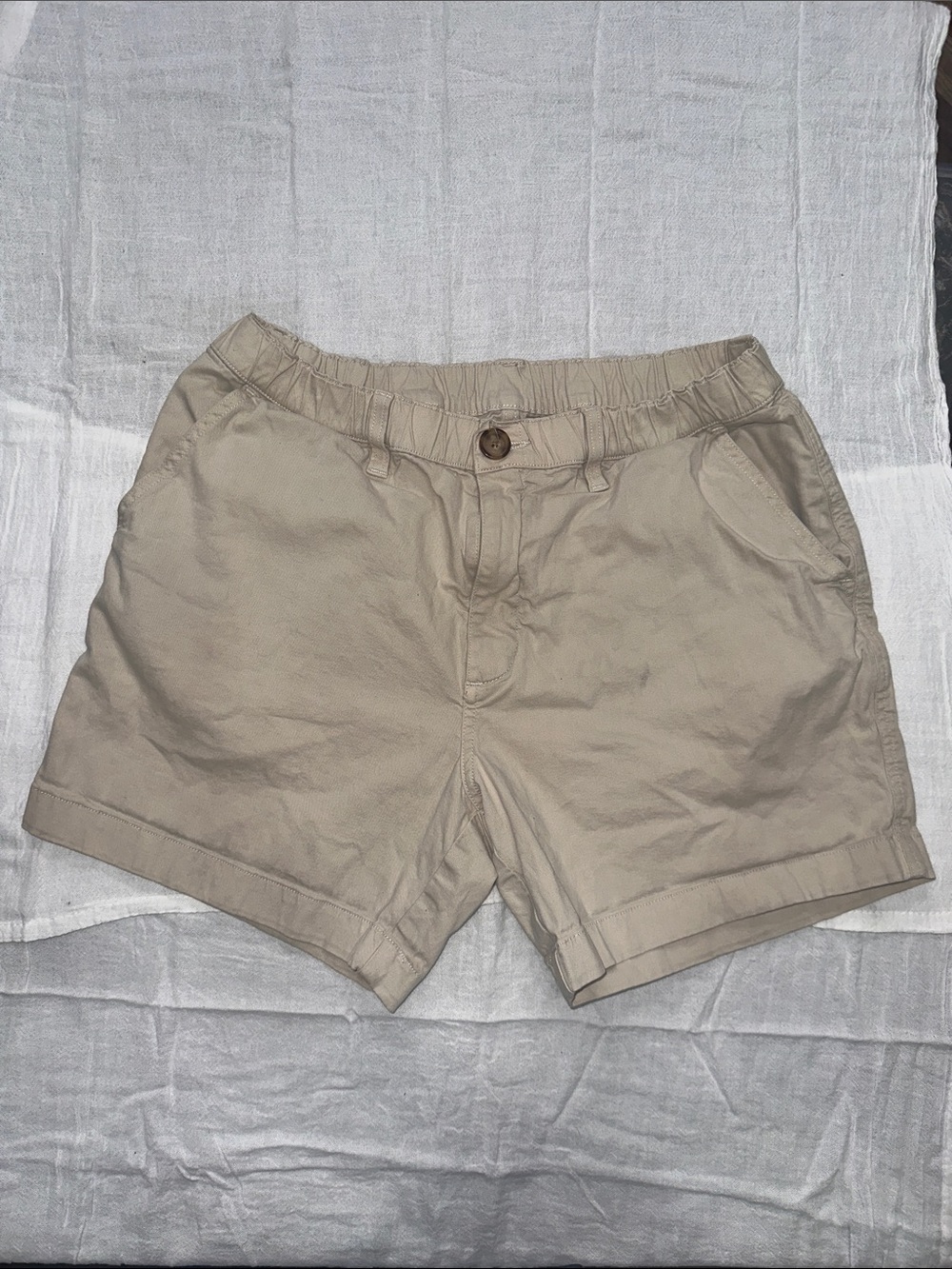 chubbies Tan Elastic-Waist Bermuda Shorts